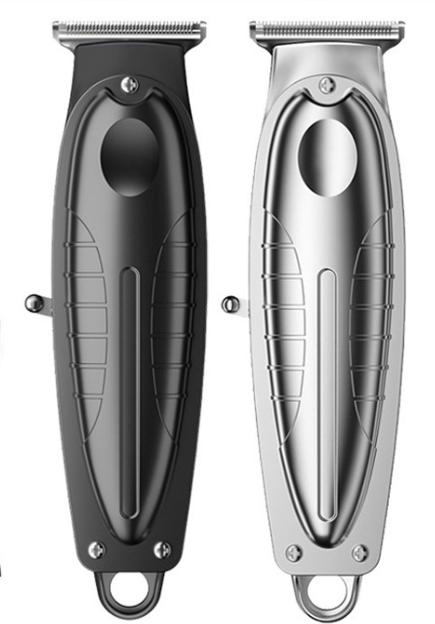 9018 Professional Cordless Hair Trimmer - Black and Silver