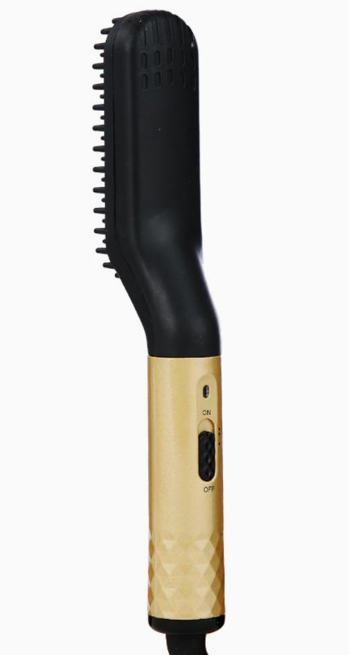 Professional Men's Heated Beard Straightener and Hair Styling Comb