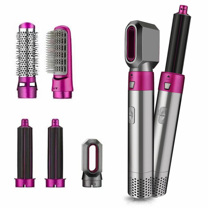 Professional 5-in-1 Multi-Functional Hot Air Styler and Hair Dryer Kit