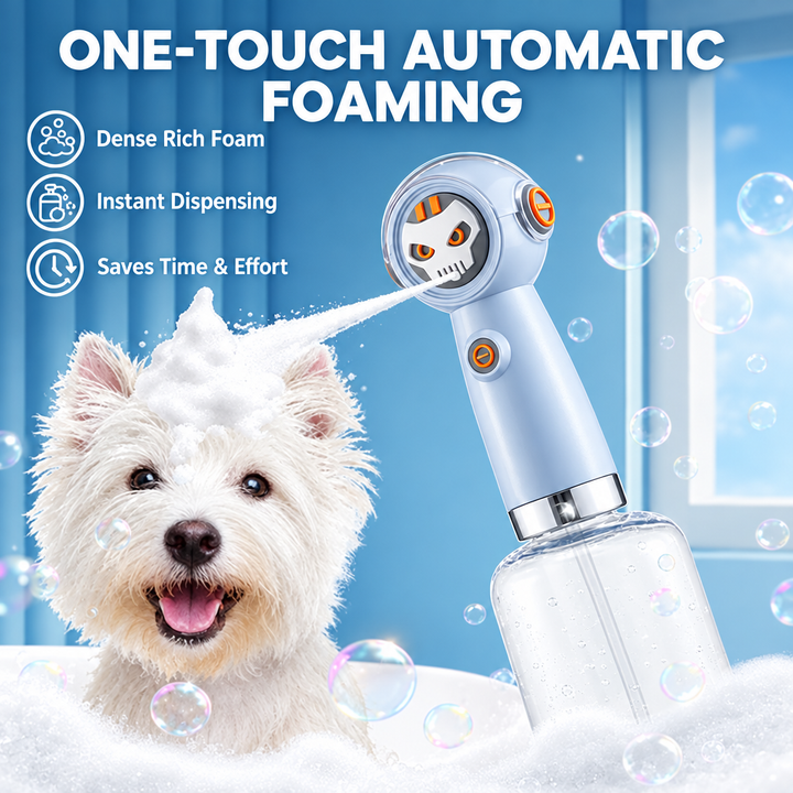Automatic Electric Pet Bath Foaming Sprayer