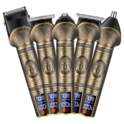 T10 Ultra-Pro 5-in-1 Multifunctional Grooming Kit (Dual Smart LED Display Series - 2 Styles)