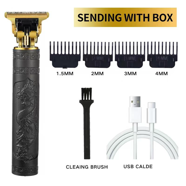 T9 Cordless Hair Trimmer - Black Coiled Dragon