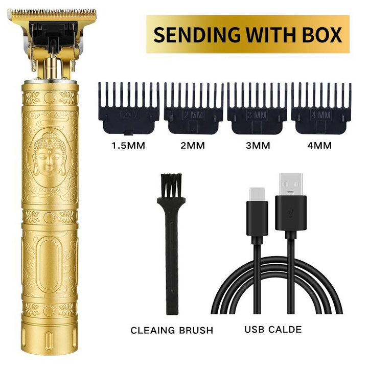 T9 Cordless Hair Trimmer - Gold Buddha