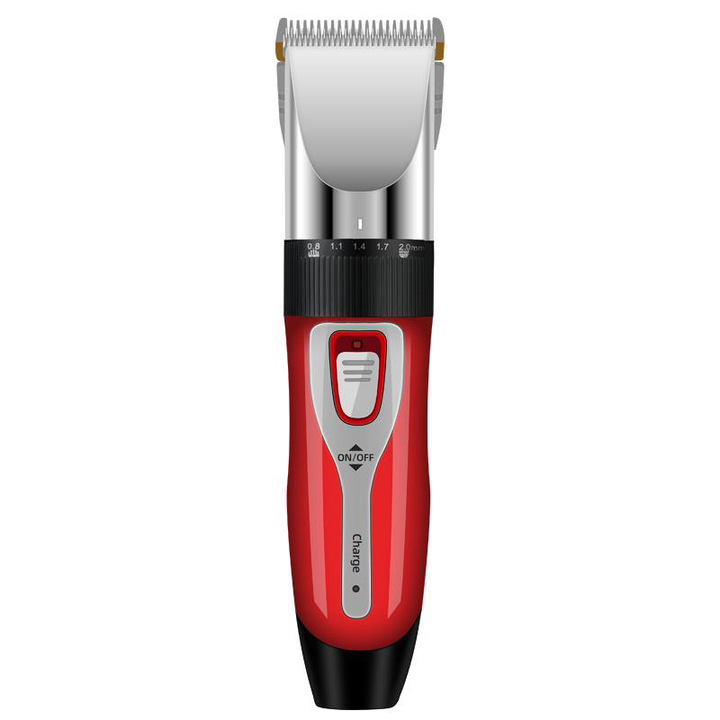 9921 Professional Pet Clipper - Red with Silver Accent