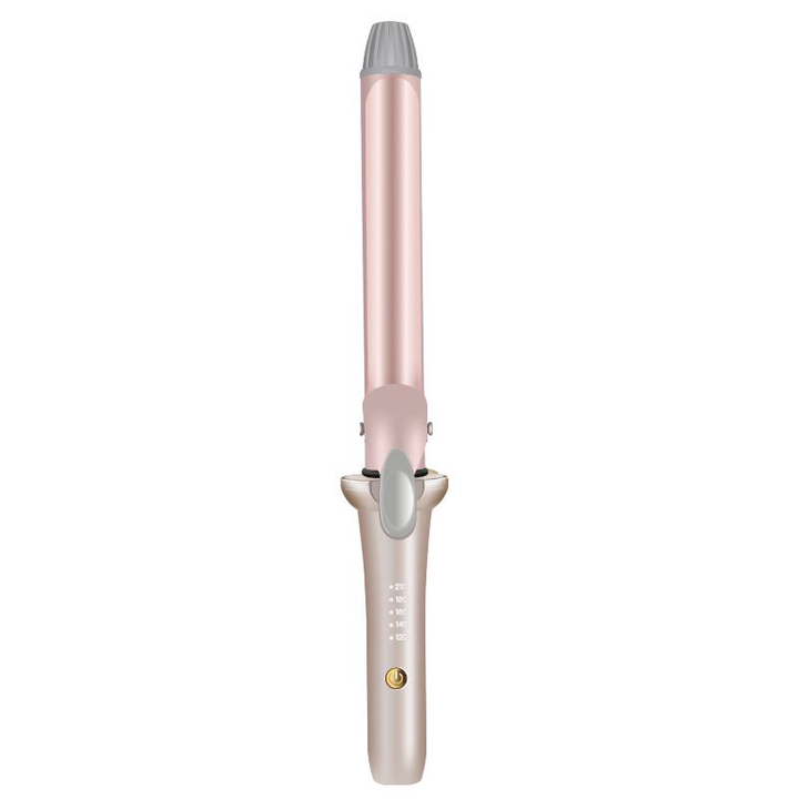 Professional Far-Infrared Ceramic Hair Curling Iron in Rose Gold