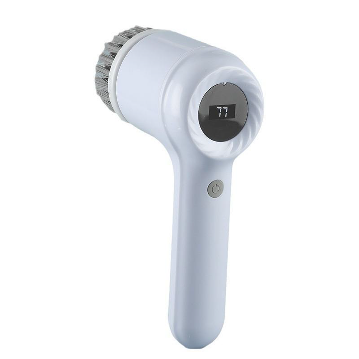 DL-168 5-in-1 Cordless Electric Spin Scrubber with Digital LCD Screen