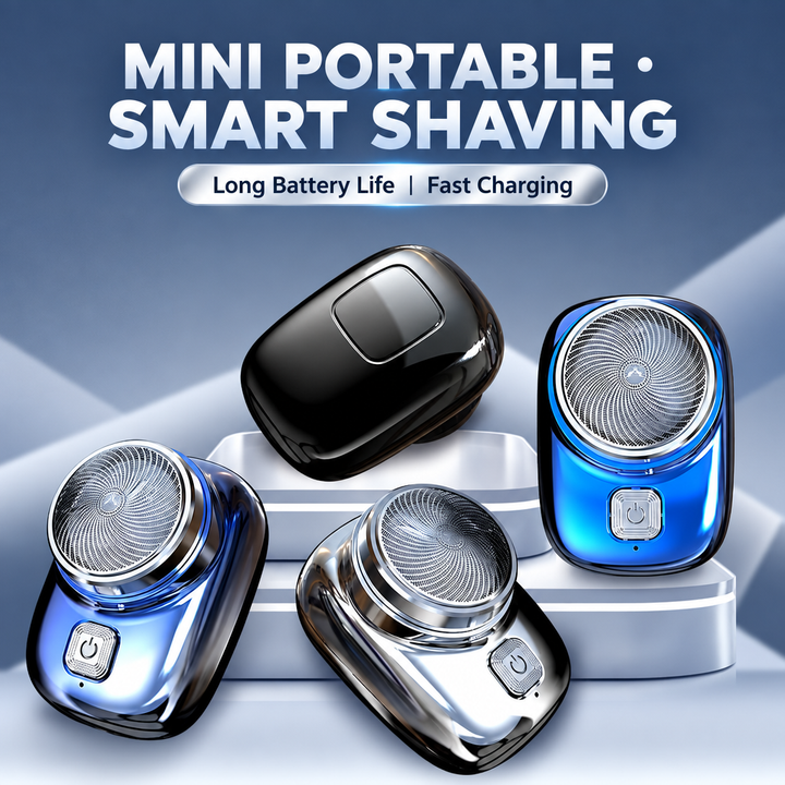 B2 Mini Portable Pebble Electric Shaver - English Showcase Poster